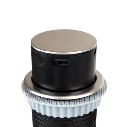 Izvlačiva električna utičnica GALAXY 60 2x 230V + USB / Nehrđajući čelik