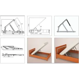 Plinski klip za mehanizam za krevete / 360 mm