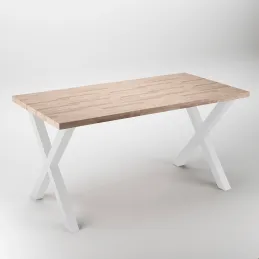 Stolne noge X-CROSS / Bijela mat