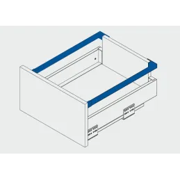 Reling četvrtasti za AXIS PRO / Antracit