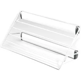 Izvlačni vješalica za hlače s ublaživačem / Srebrna