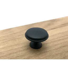 Ručka knopka GRADO / Crna mat