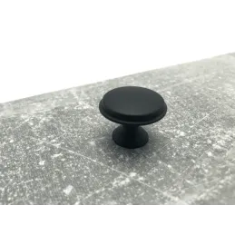 Ručka knopka GRADO / Crna mat