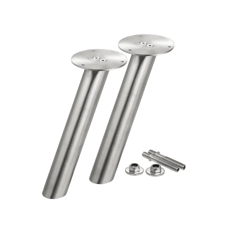 Konzola paralelna okrugla 200x38 / Nehrđajući čelik - par