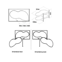 Kutna torbica za pojas BEAN s ublažavanjem / Antracit