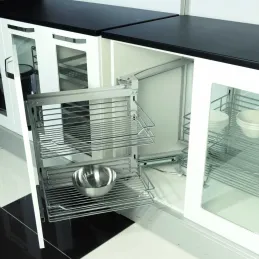 Kutni mehanički uređaj od žice Magic corner / Krom