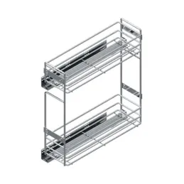 Izvlačna košara s BLUM vodilicama i ublaživačem / Sjajni krom