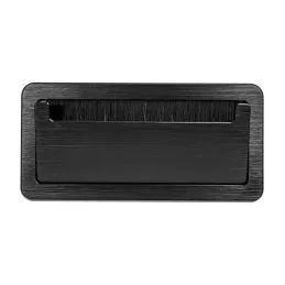 Ugradiva izvlaka utičnica 2 x 230 V+2 x USB punjenje+HDMI+RJ45 / Crna brušena