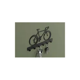 Vješalica za zid BIKE / Crna mat