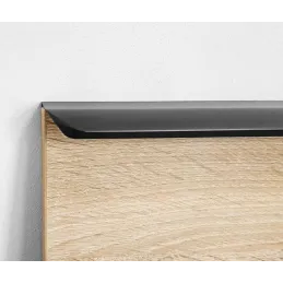 Ručka za rub vrata AVANTI / Crna mat