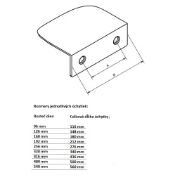 Ručka za rub vrata AVANTI / Inox