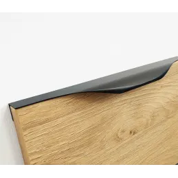 Ručka za rub vrata VULCANO / Crna mat