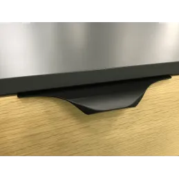 Ručka za rub vrata VULCANO / Crna mat