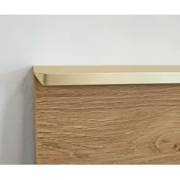 Ručka za rub vrata PADOVA / Brušeni mesing