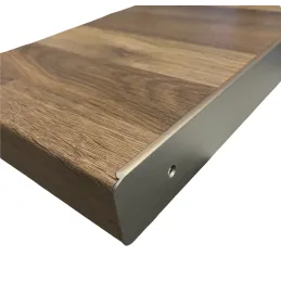 Završna letvica za radnu ploču 38 mm / Inox