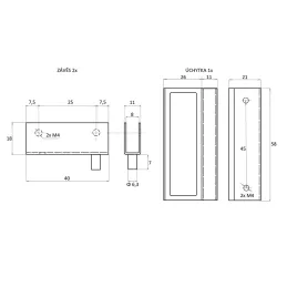 Čipkasta zavjesa za staklo bez bušenja s držačem / Nikal