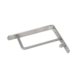 Držač police s vješalicom HANG / Sjajni krom