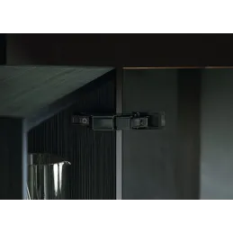 Zglob s prigušivačem za staklo BLUMOTION CRISTALLO 110° / Onyx