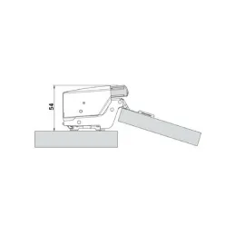 Adapter BLUMOTION s prigušivačem za umetnute šarke