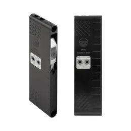 Okov za vješanje ormarića - skriven u rub / Crna