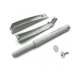 Piest s adapterom K-PUSH za otvaranje bez ručki - ekstra jak magnet / Siva