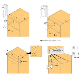 Elektromehanički sustav za otvaranje hladnjaka bez ručki HETTICH EASYS