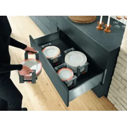 Držač za tanjure ORGA LINE / Tamno siva