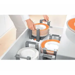 Držač za tanjure ORGA LINE / Tamno siva