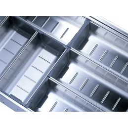 Nerezna zdjela 88 x 264 za ORGA LINE sustav / Nehrđajući čelik