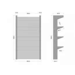 Držač za začine AMBI-LINE / Siva
