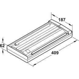 Rezač za aluminijsku foliju i prozirnu foliju AMBI-LINE / Siva