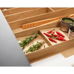 Multifunkcijska umetka za ladicu LiniQ / Svijetli hrast