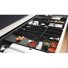 Prijelac za pribor za ladicu LiniQ / Crni jasen