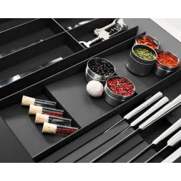 Pribor za ladicu LiniQ 400 - 450 mm / Crni jasen