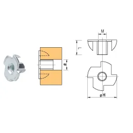 Matica za udaranje / Nikl - 10 kom
