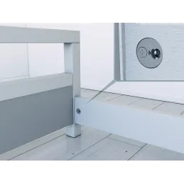 Ekscentrična spojnica za krevete VIS / Nikel - SET