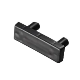 Klizač nabijan s klinovima / Crni - 10 kom