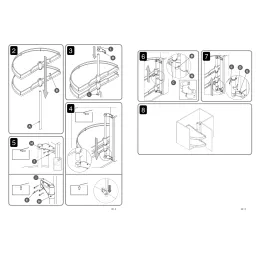 Karusel 180° Inoxa ELLITE 4301BE / Bijela