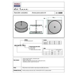 Karusel 360° puno dno / Bijela