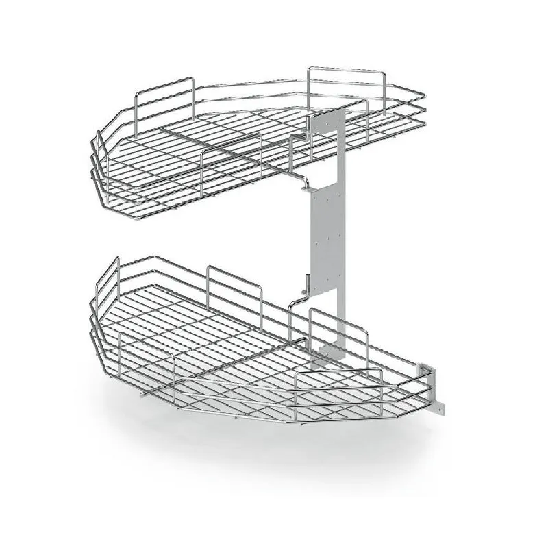 Rotirajuća kutna polica Inoxa EASY / Sjajni krom