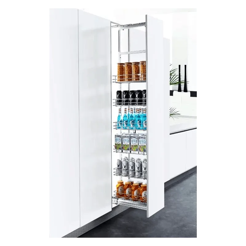 Stalak za hranu KOMFORT 1870 - 2170 mm s prigušivanjem / Krom