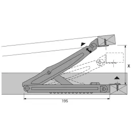 Polohovano okovlje za podnicu kreveta MULTIFLEX