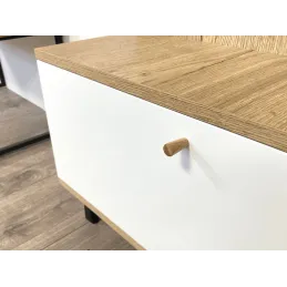 Ručka knopka BERGO / Lakirani hrast