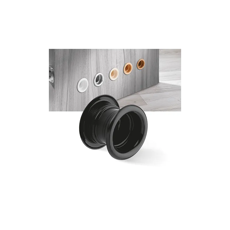 Plastični ventilator za vrata 40 mm / Crna