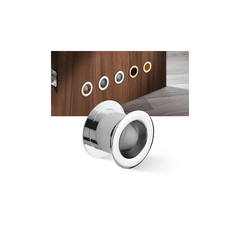 Metalni ventilator za vrata 40 mm / Sjajni krom