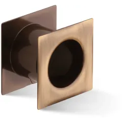 Metalni četvrtasti ventilator za vrata 40 mm / Bronca