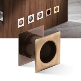 Metalni četvrtasti ventilator za vrata 40 mm / Bronca