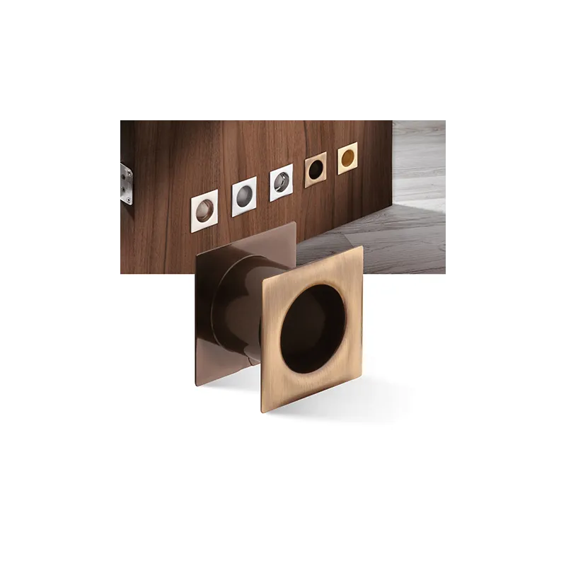 Metalni četvrtasti ventilator za vrata 40 mm / Bronca