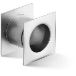 Metalni kvadratni ventilacijski otvori za vrata 40 mm / Mat krom