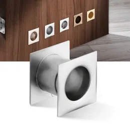 Metalni kvadratni ventilacijski otvori za vrata 40 mm / Mat krom